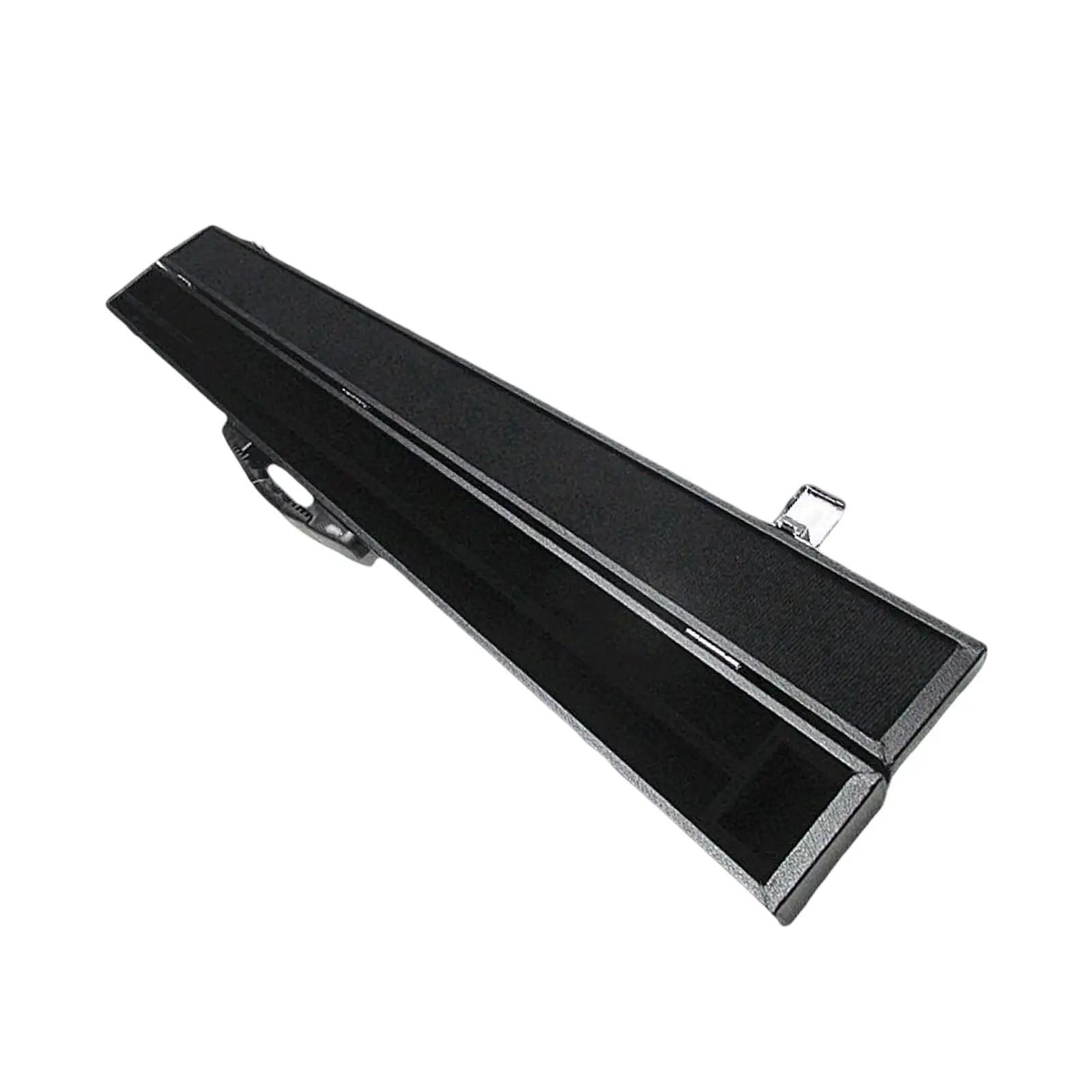 Pool Billiard  Case Snooker  PU Leather Exterior Box Black Heavy Duty Holds 1 Complete   (1 Handle/1 Shaft)