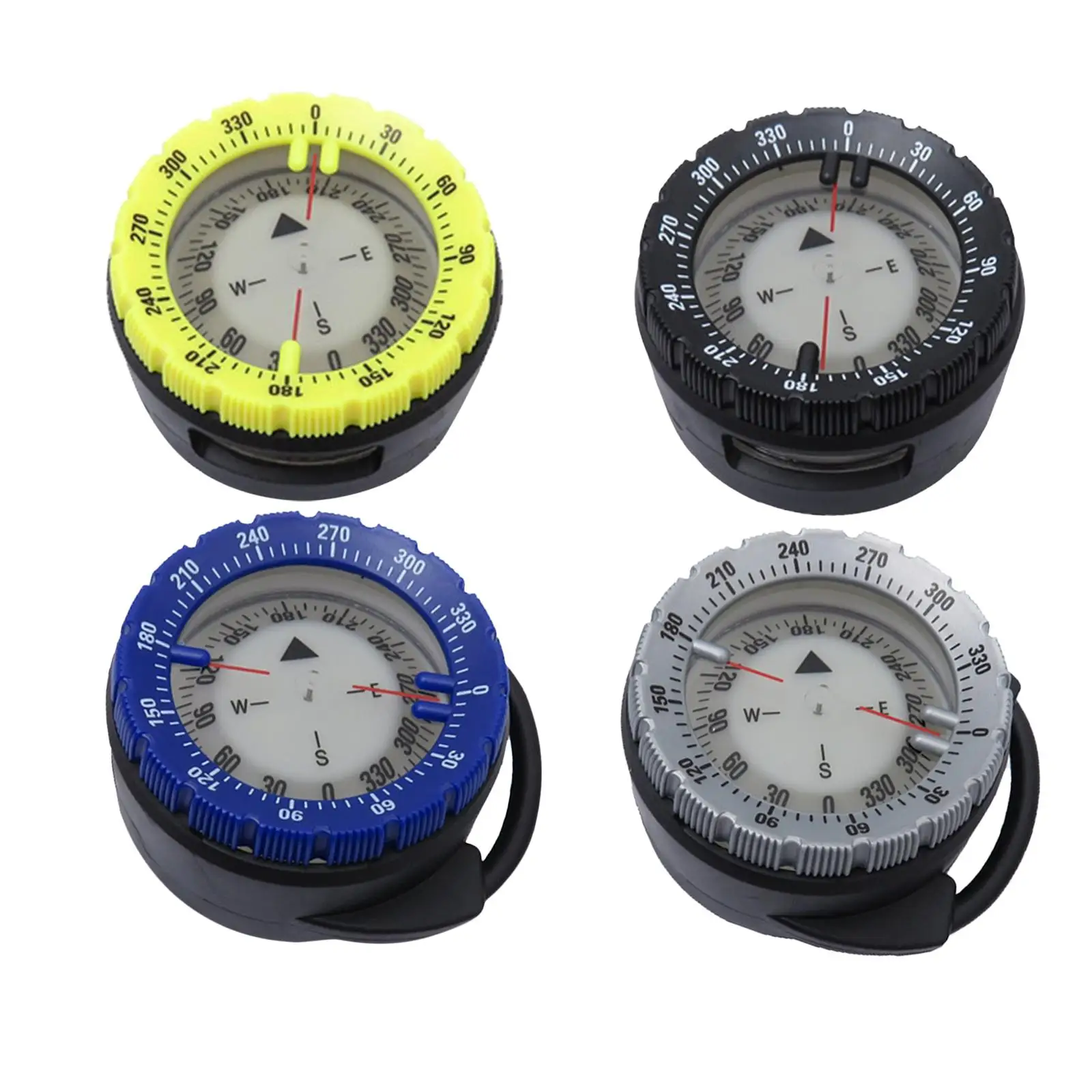Camping Survival Compass Glow in The Dark for Hiking Outdoor Activities