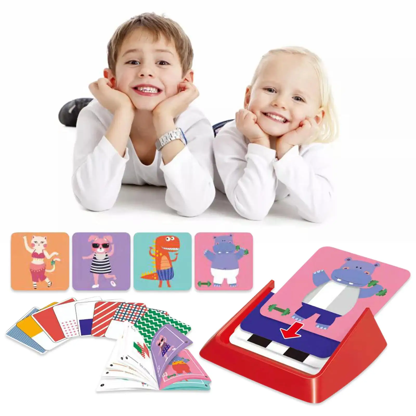 Changing Clothes Puzzles, Matching Game Changing Clothes Card Game Memory Game for Kids