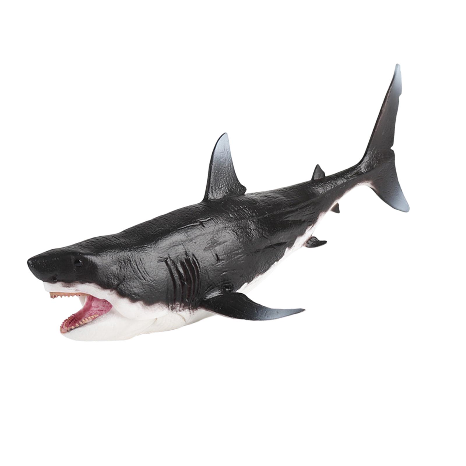 Big Shark Fish, Megalodon Action Figure, Education Kids Toy, Sea Aquarium Model