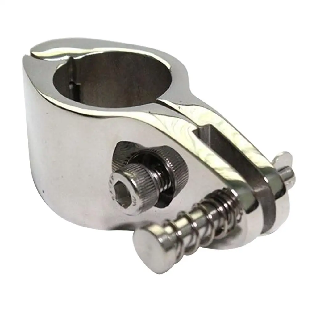 Stainless Steel Marine Hardware, Fits 25mm Round Tube Base, Boat Parts,