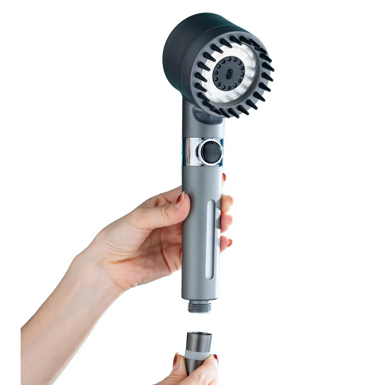 Handheld Spray 3 Spray Settings Hair Washing Club High Pressure Shower Heads