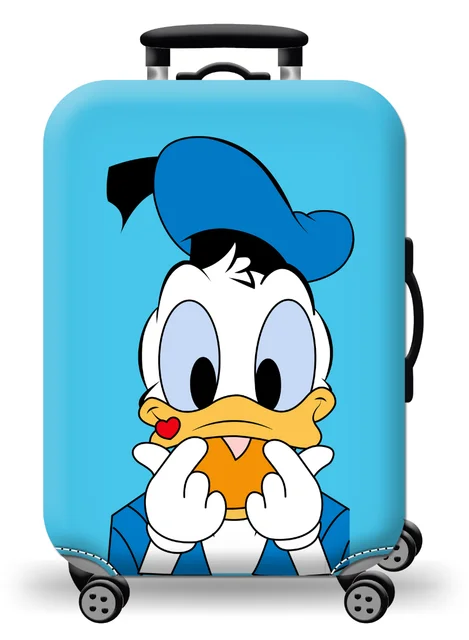 Valise de voyage avec dessin animé Minnie Mickey, housse de protection,  valise à roulettes, housse anti-poussière, accessoires de voyage -  AliExpress