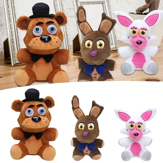 New 25cm FNAF Plushie Mangle Foxy Freddy Fazbear High Quality Stuffed Plush  Doll Toy Gifts - AliExpress