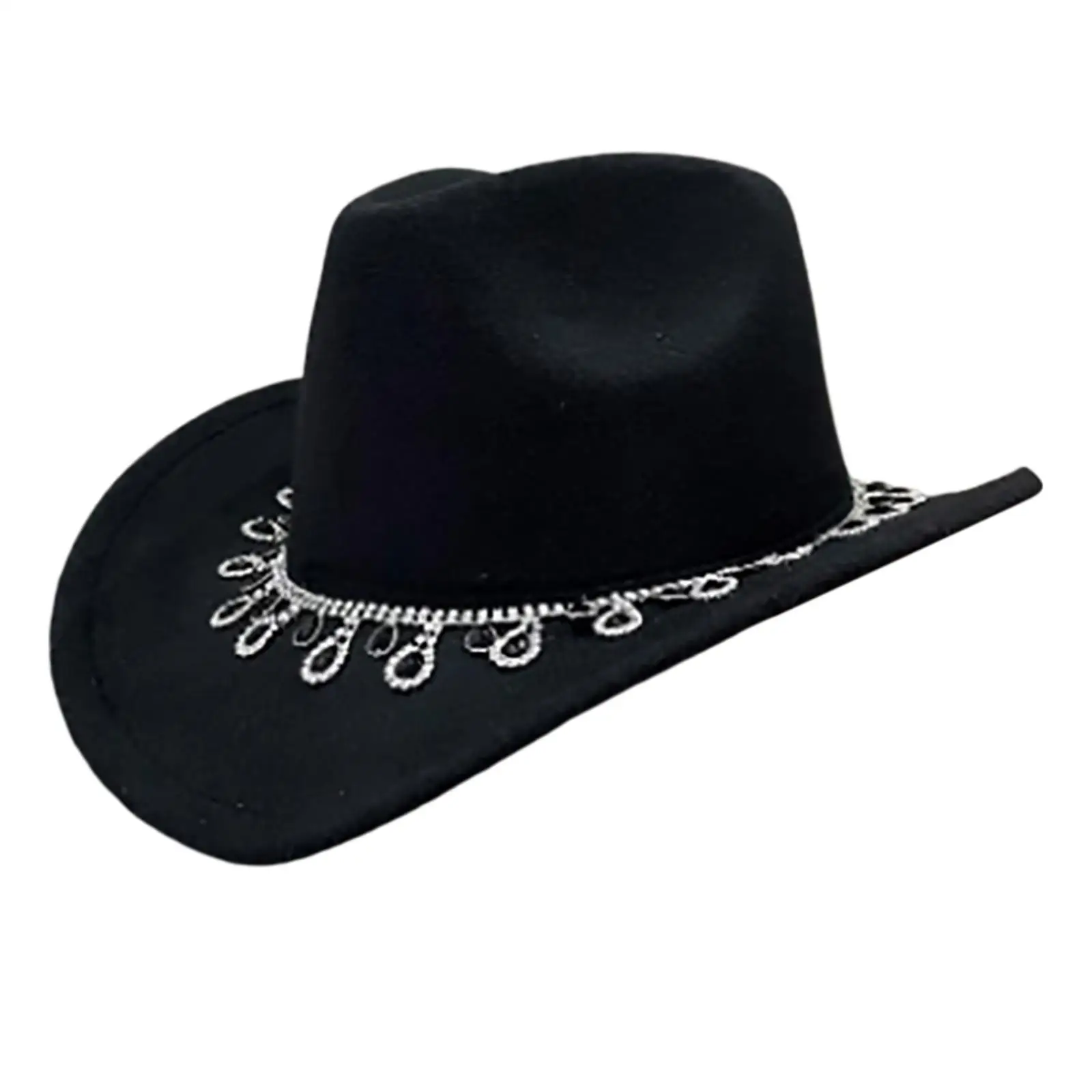 Classic Western Cowboy Hat Big Brim Photo Props Costume Cosplay for Women Men Adults Fancy Dress Holiday Fishing