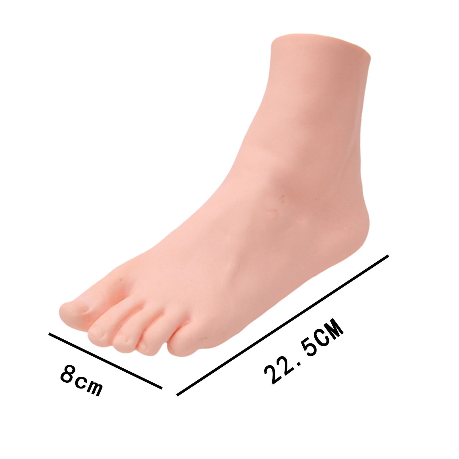 Lifesize Female Mannequin Foot Art Sketch Nail Fake Manicure Movie Props Nail Art Practice Jewelry Shoes Socks Display