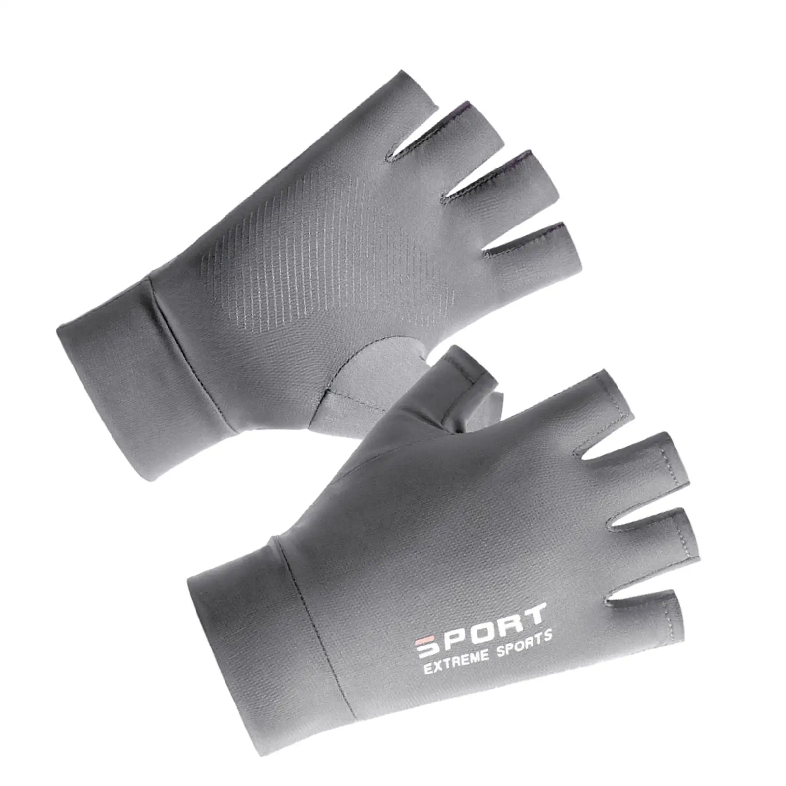 Women Men Ice Silk Gloves Non Slip Breathable Fishing Cycling Driving