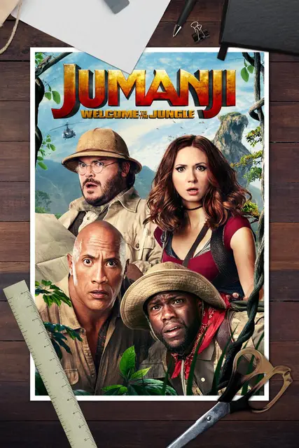 Jumanji The Video Game Decoration Art Poster Wall Art Personalized