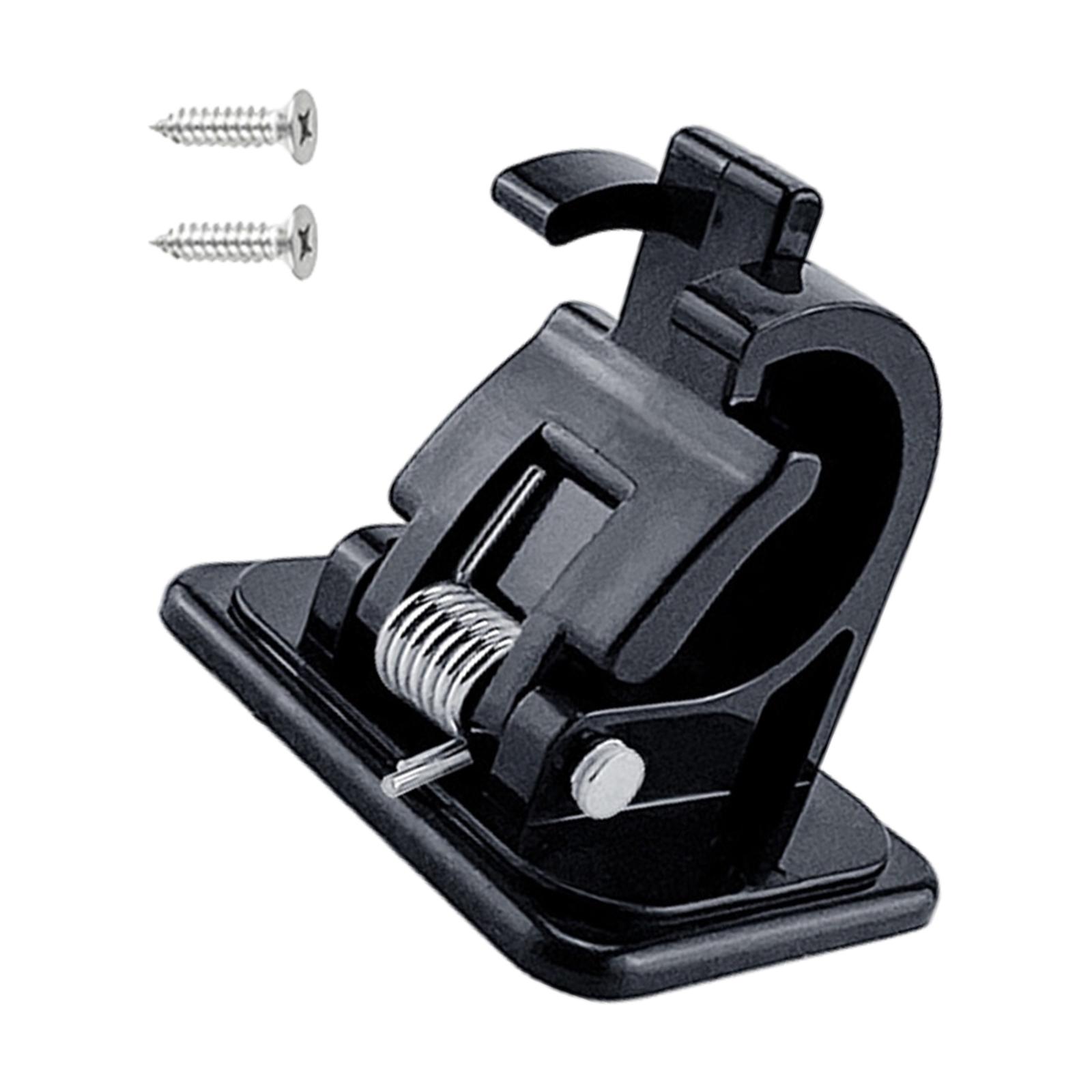 Fishing Pole Rod Holder Clips with Two Screws Clamps Holder Walls Rod Rests