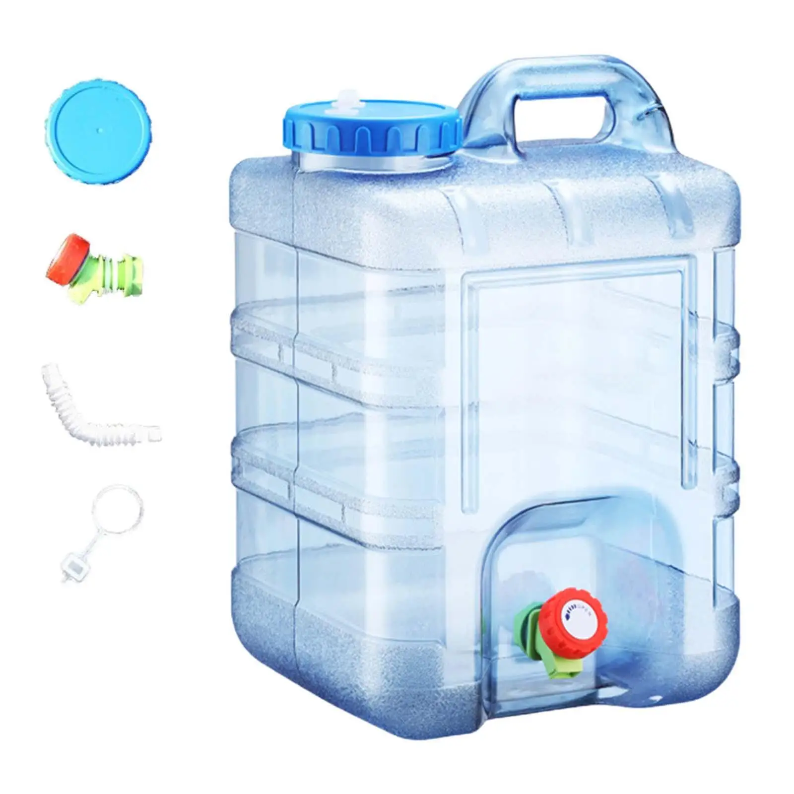 Portable Water Tank Water Storage Container Space Saving Versatile Lightweight Water Barrel for Picnic, Hiking, Family Travel