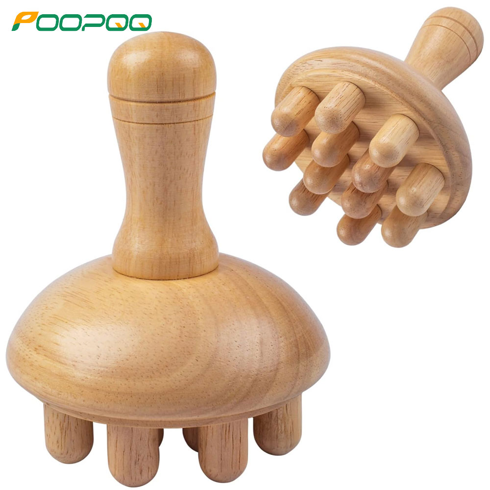 Best of Mushroom Shape Massager Manual Wood Therapy Massage Tool For Body Shaping, Colombian Maderoterapia, Lymphatic Drainage Massager Reviews & Tips