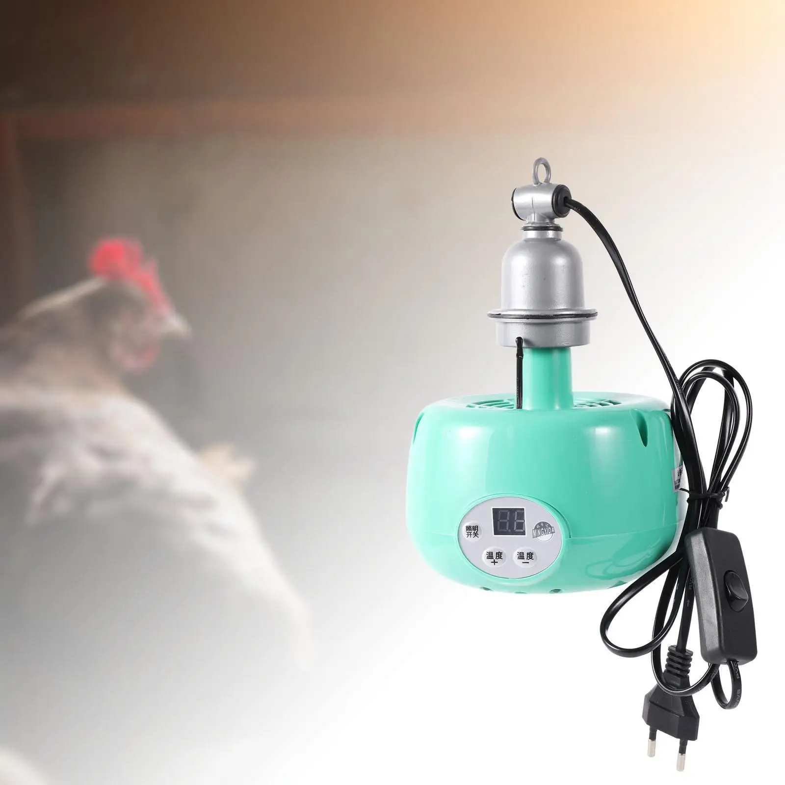 Adjustable Heat Lamp Animal Warm Light Incubator Tools 300W Brooder 220V E27 Heater for chicken Poultry Piglet