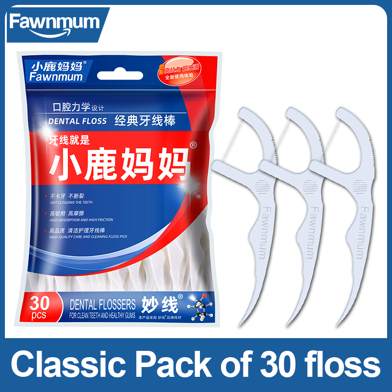 Best of Fawnmum Floss Picks 30pc Clean Between Teeth Toothpick Dental Cleaning Tools Reviews & Tips