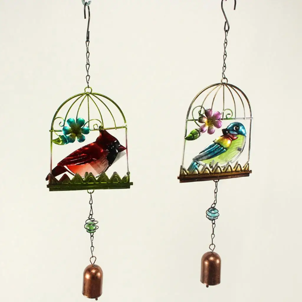 Vintage Cast  Hanging Wind Chime with Hook home and garden Yard 