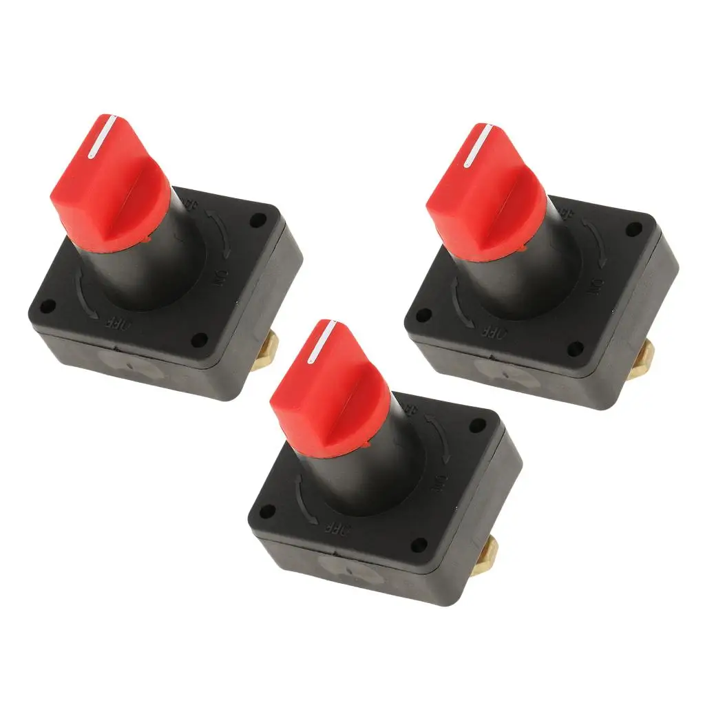 3 of 00A Disconnect Rotary Cut Off Isolator Switch Boat Truck Camper