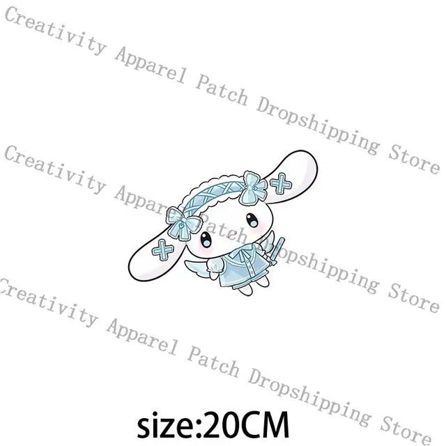 Hello Kitty Anime My Melody Kuromi Iron-on Transfers For Clothing