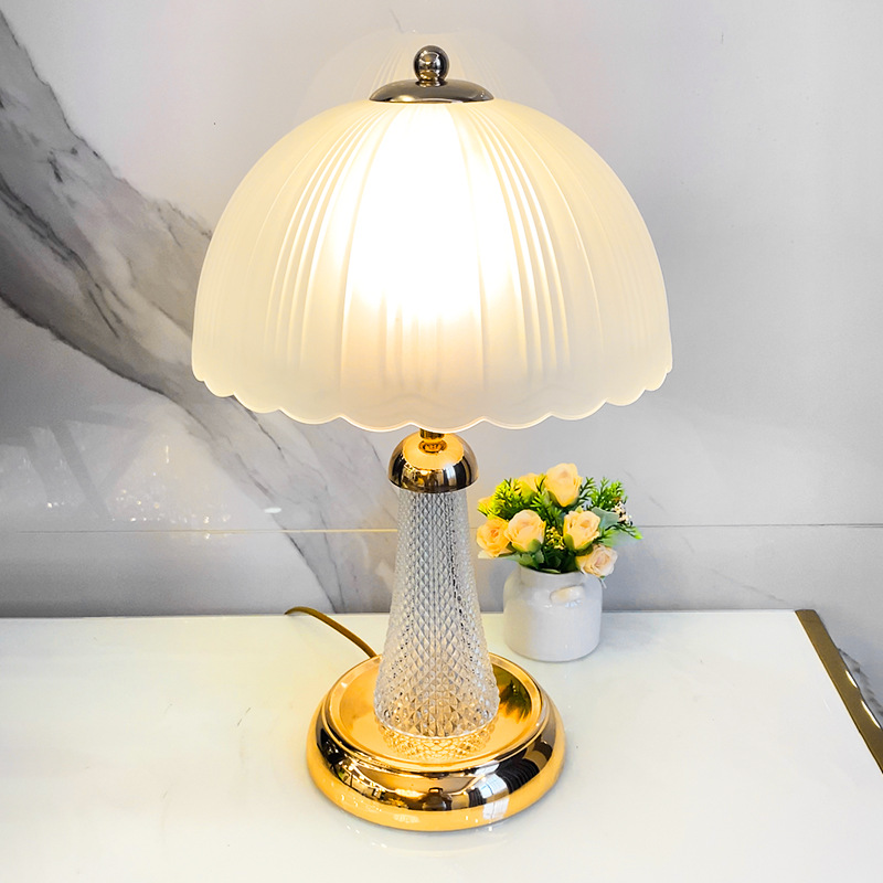 Table Lamp Desk Light Bedroom Living Room Acrylic Glass Table Light Home Indoor Modern Warm