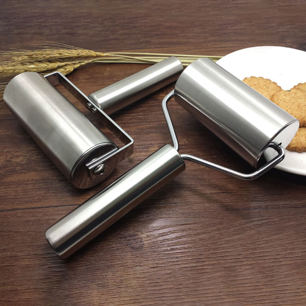 Description Picture 3 of itemKitchen Multifunctional Rolling Pin Home Stainless Steel Pasta Baking Roller Tool Dough Dumpling Making Accessories Rolling Pin