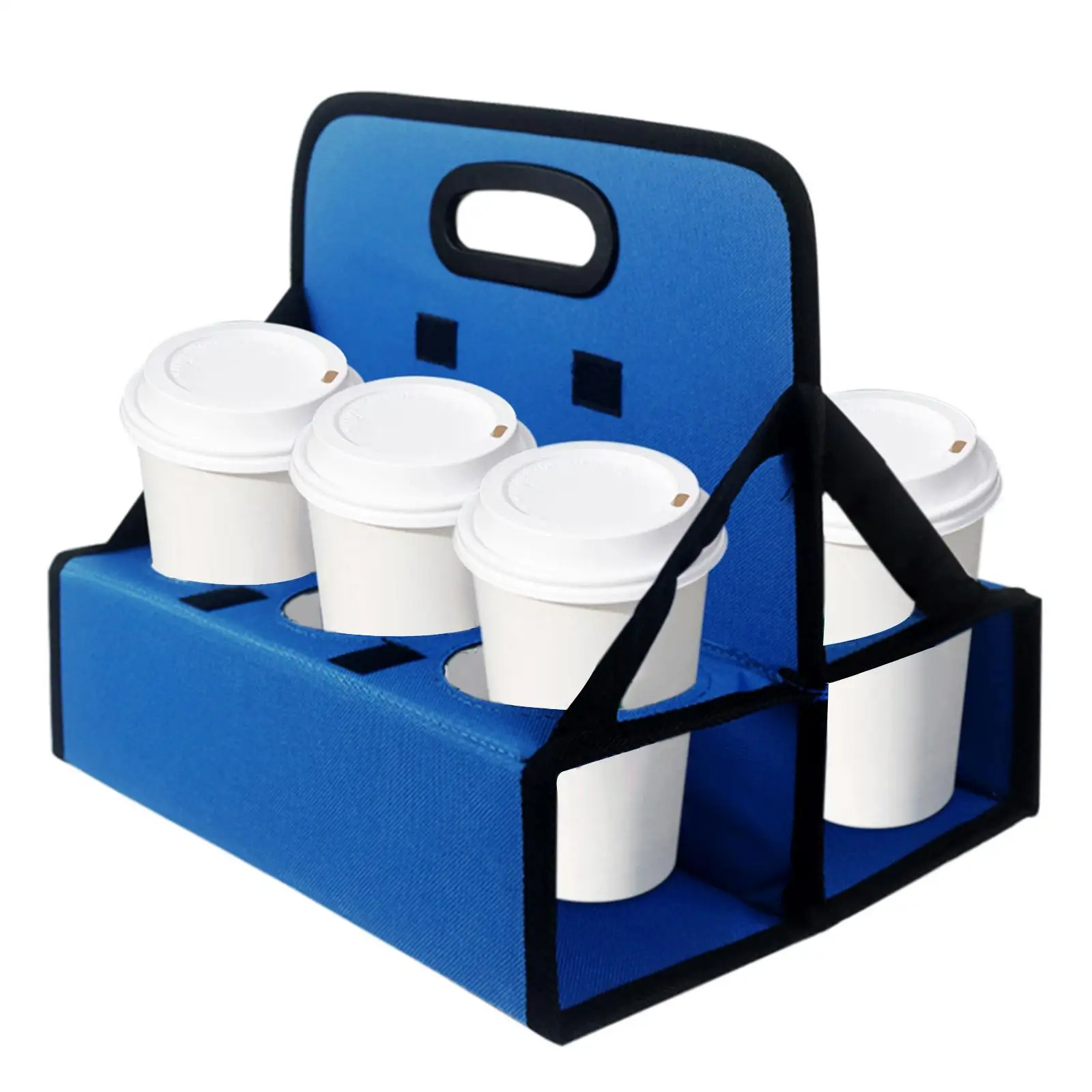 Cup Carrier Holds 6 Cups cup for Beach Restaurant Office Picnic Food Delivery