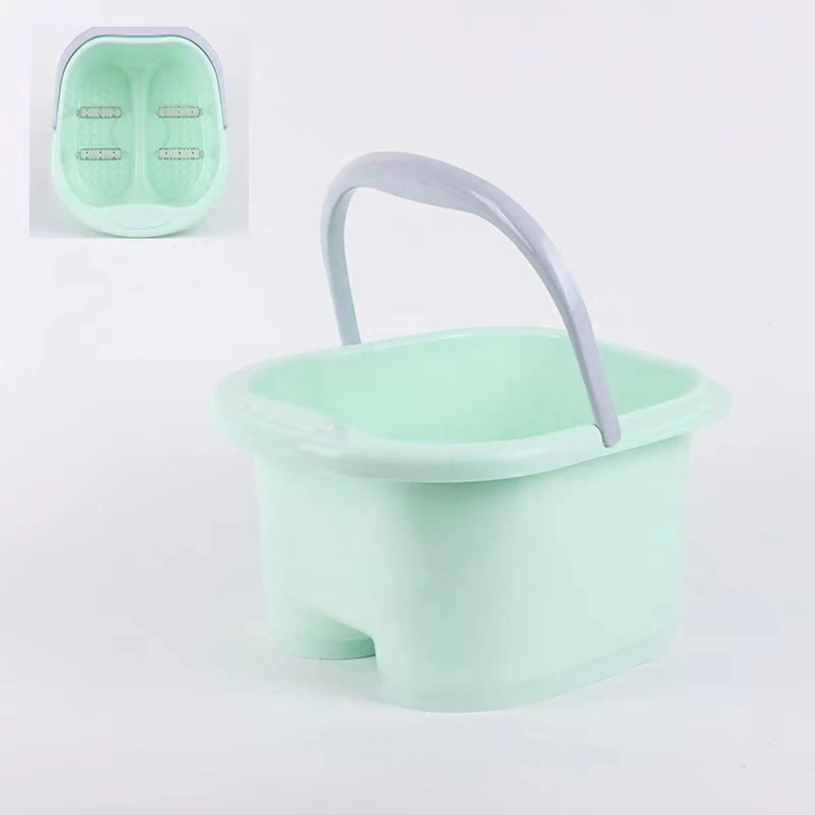 Foot Bath Basin, Foot Bath Bucket Large with Handle, Foot Massage Foot Soaking Tub, Foot Bath Soak Tub for Soaking Feet