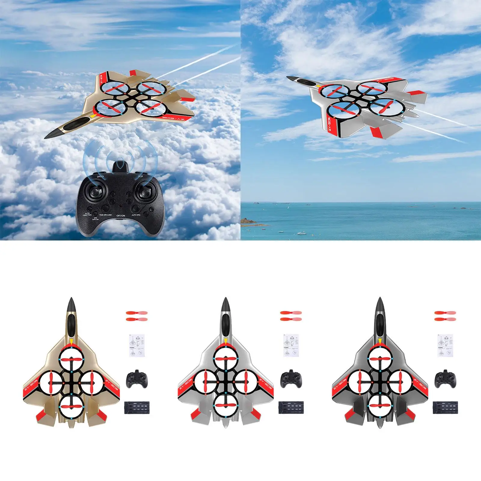 RC Plane Ready to Fly Portable Easy to Glider Remote Control Airplane for Kids Beginner Boys Girls Adults Birthday Gifts