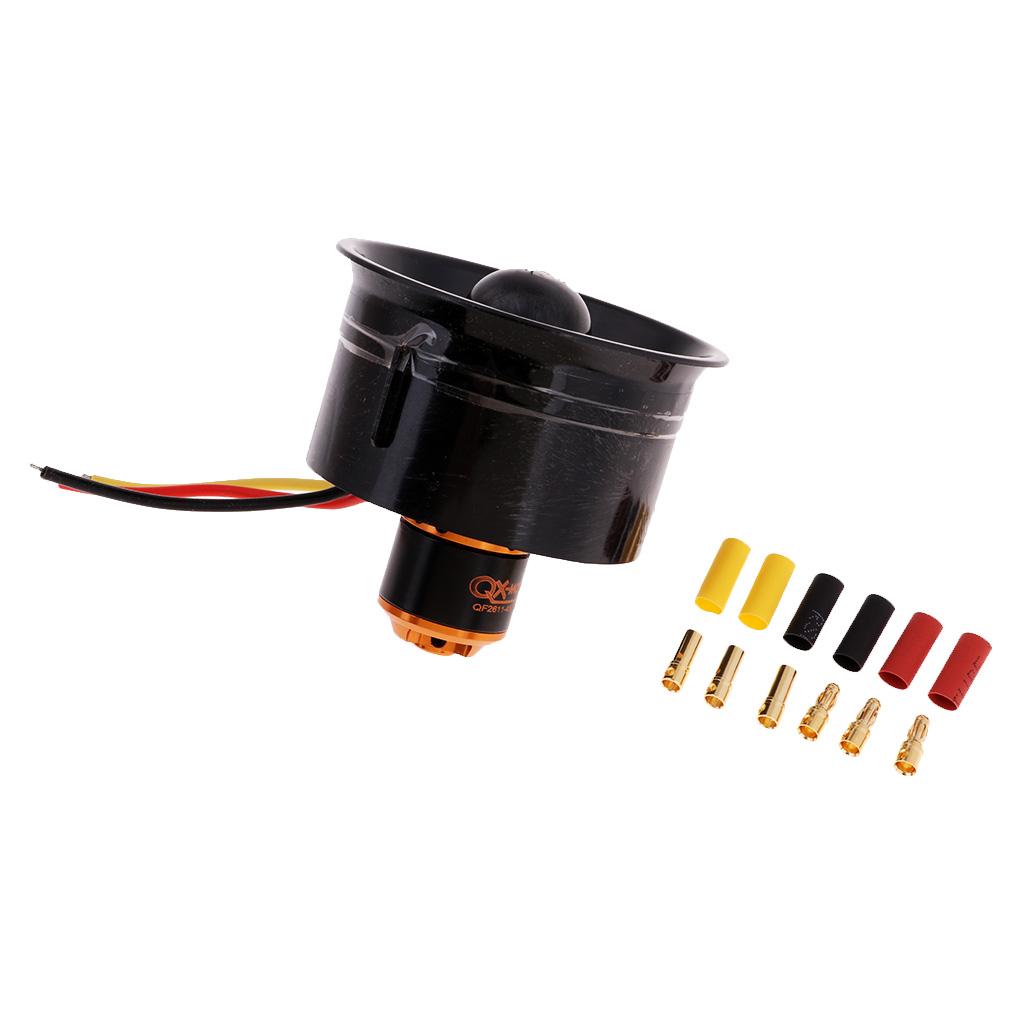 64mm Duct Fan QF2611 4500KV Brushless Motor 5  for RC EDF Jet Airplanes