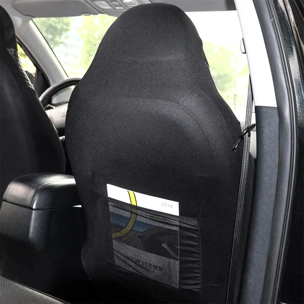 Car Front Seat Covers Protectors Waterproof PU Leather Auto Seat Cushion