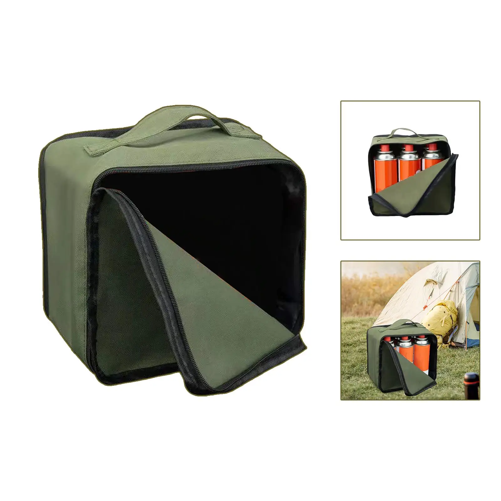 Gas Tank Storage Bags Stable Large Capacity Protect Bag Durable Convenient Tool Bag for Outdoor Picnic Kitchen Backpacking