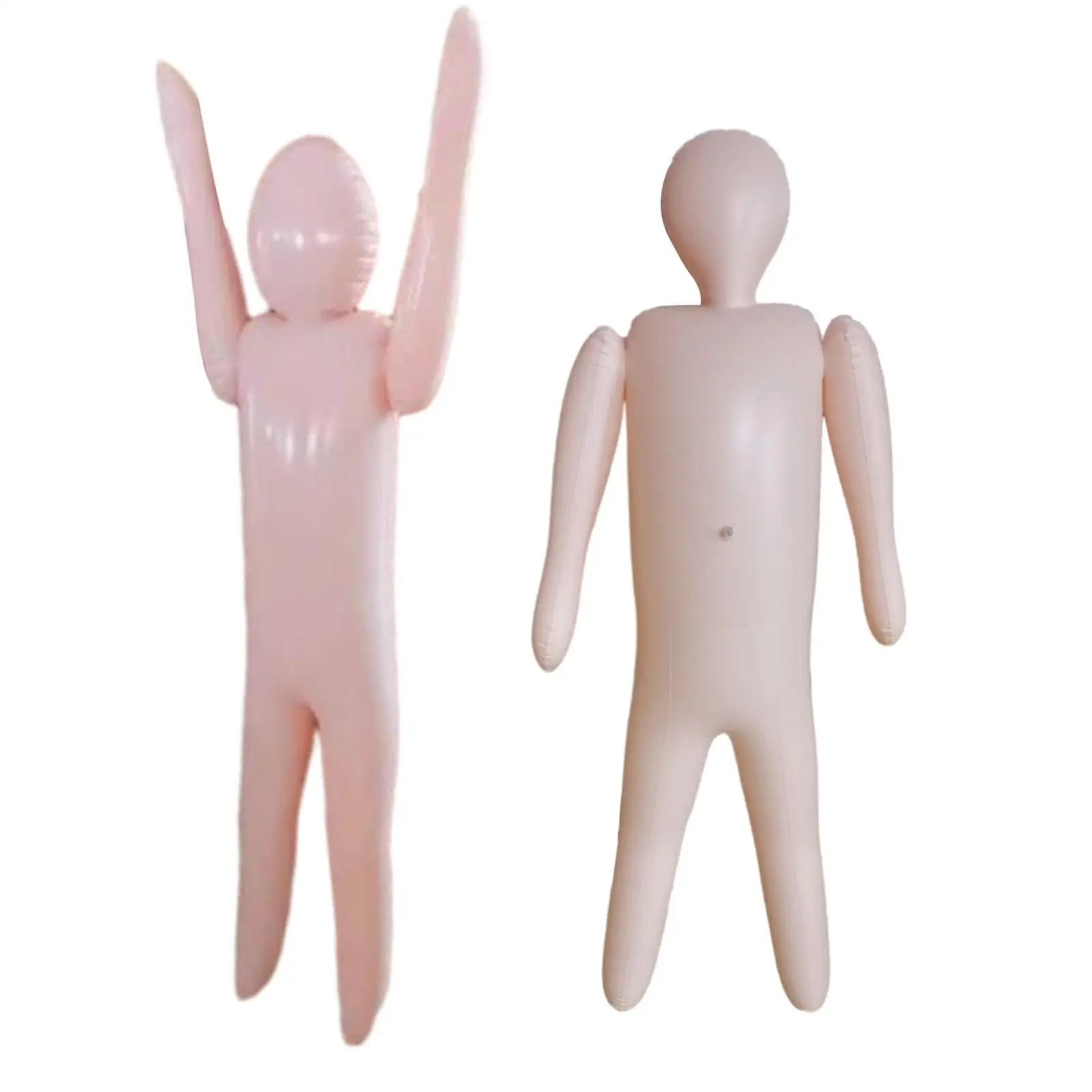 Inflatable Full Body PVC Cosplay 59.84`` Halloween Costume Prop Blow Mannequin for Corridors Doors Patio Indoor Party