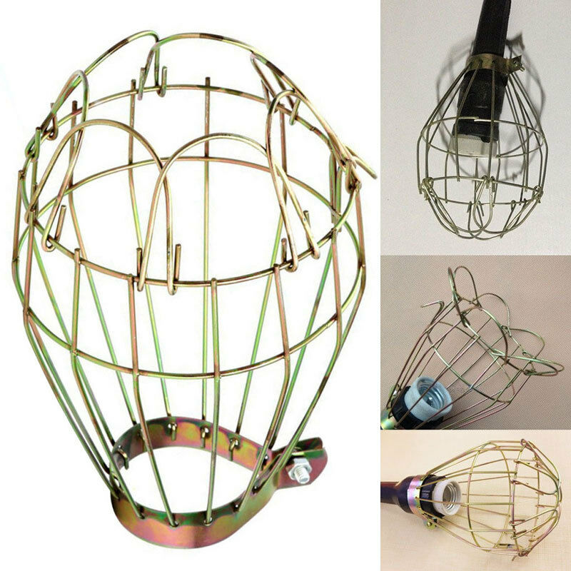 Description Picture 6 of itemMetal Lamp Bulb Guard Clamp Vintage Light Cage Hanging Industrial Lamp Covers Pendant Decor for Home Bar
