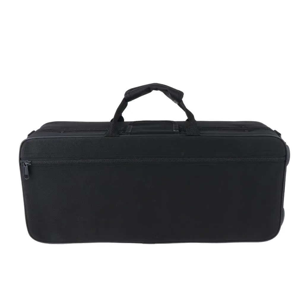 Trumpet Carrying Case Hand Carry & Shoulder Bag Backpack Foam Padded Inner 530x230x150mm
