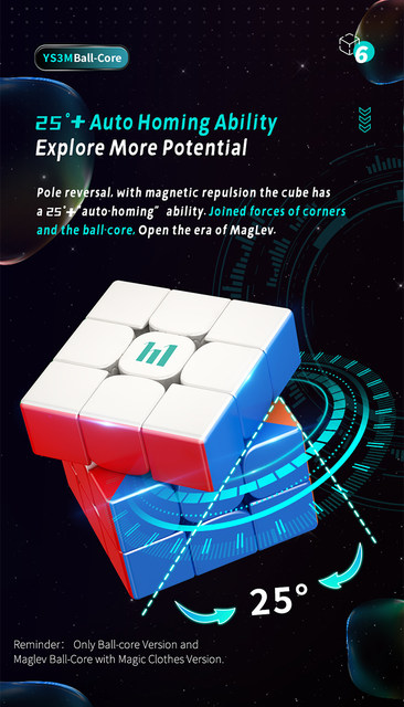 [Picube] MoYu HuaMeng YS3M World Record Design 3x3x3 core