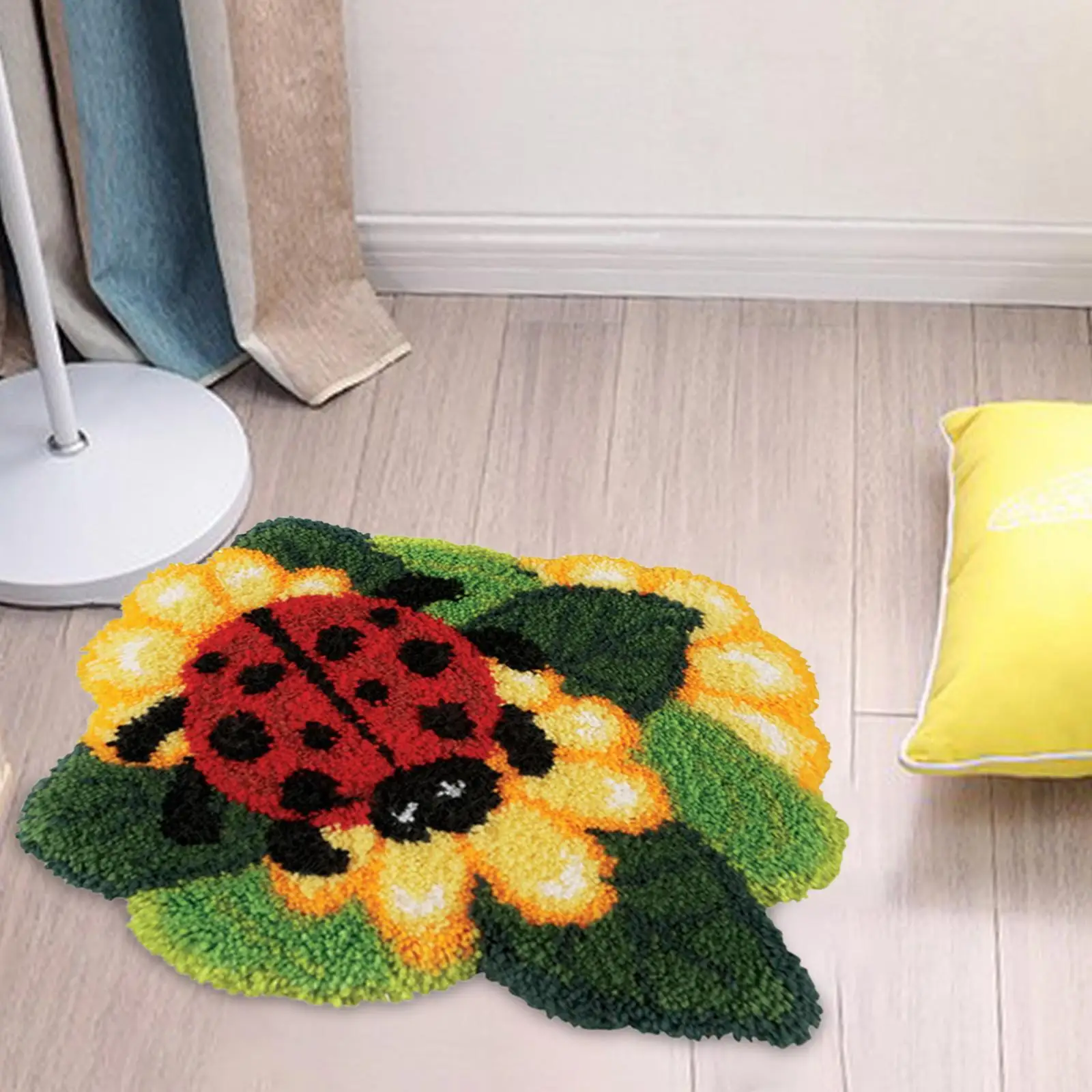Handwork Latch Hook Rug Kits Animal Shaped Embroidery Carpet Cushion Mat