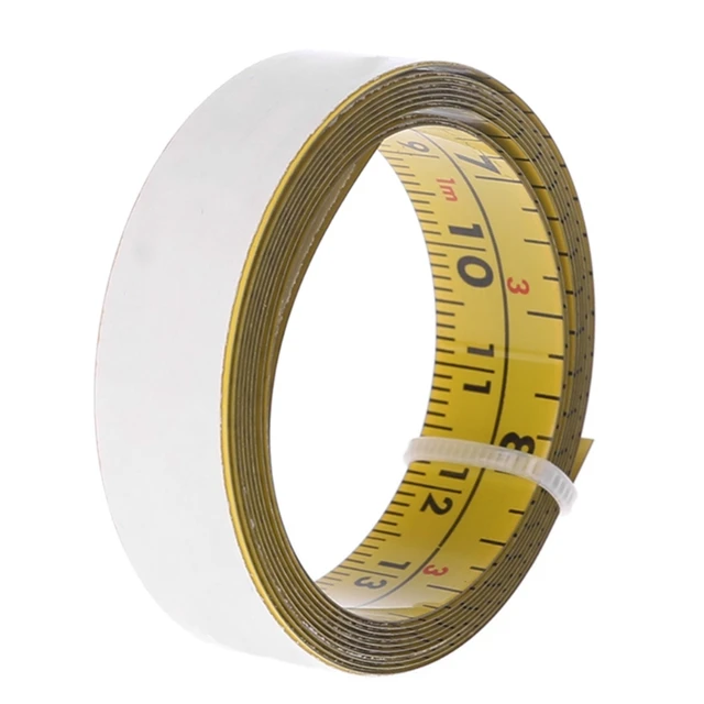 Self Adhesive Inch and Metric Ruler Miter Track Tape Measure Steel Miter  Scale for T-Track Router Table Band R7UA - AliExpress