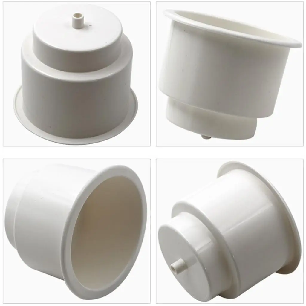 Plastic Cup Holder Cup Holder Cup with Drain Drinking Cup Bottle Holder for Installation for Boat Marine Car