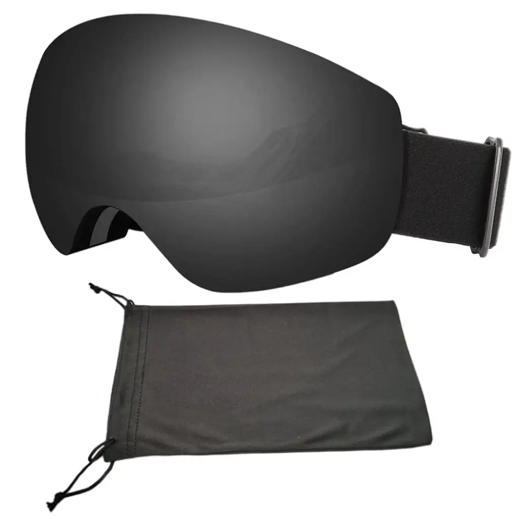 Anti-UV ski goggles, snowboard goggles, spherical anti-fog helmet compatible