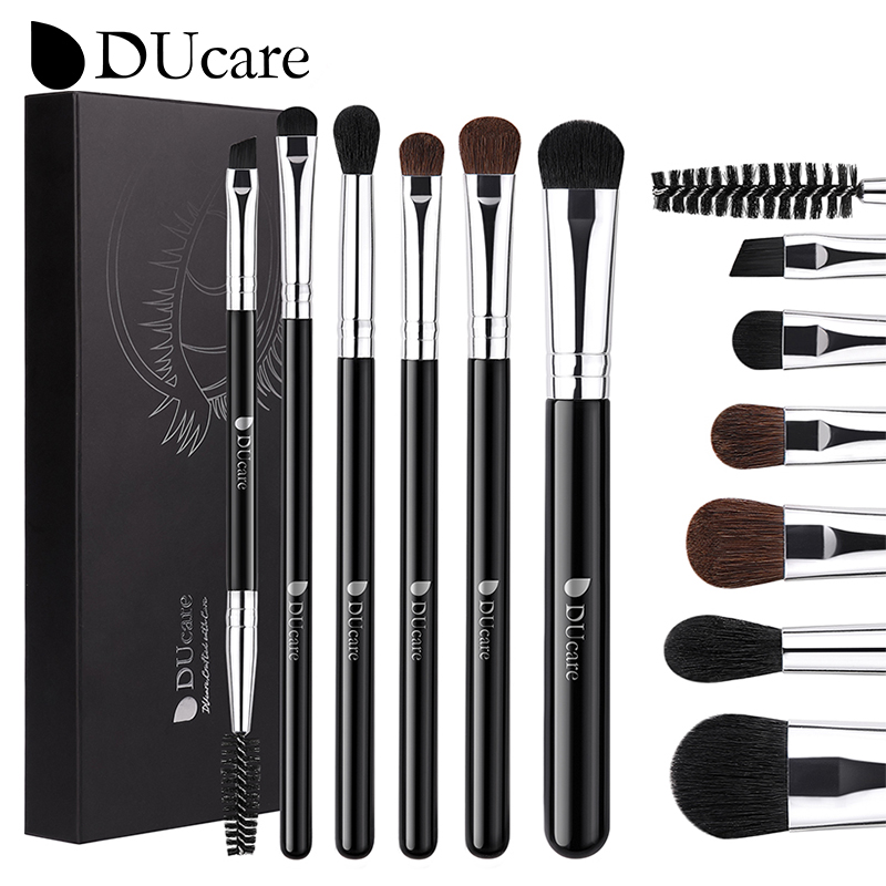 Best of DUcare Eyeshadow Makeup Brush 6-7Pcs Makeup Tools Powder Foundation Eyeshadow Eyebrow Synthetic Pony Hair Women Makeup Brush Set Reviews & Tips