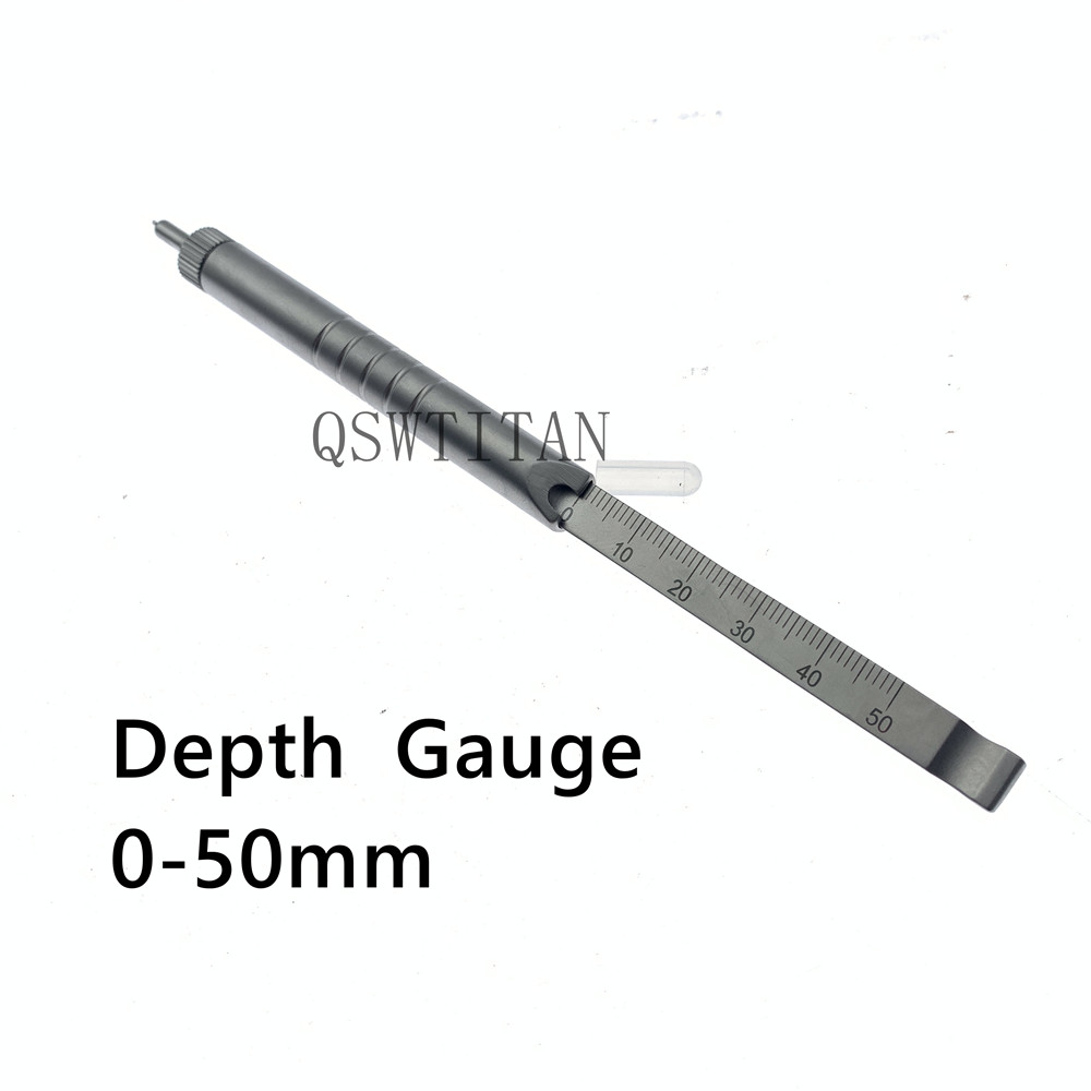 Tiefe Gauge 0mm bis 30mm /60mm/40mm/90mm Hohe qualität Tiefe Gauge orthopädie Veterinär chirurgische Instrumente – Detail 7