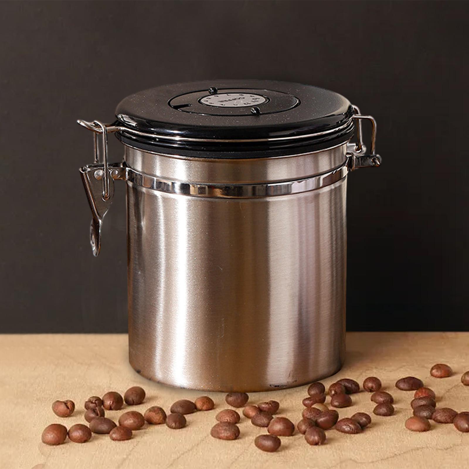Coffee Bean Container and Spoon Airtight Storage Tank for Sugar Cookie Coffee Bean Container and Spoon Airtight Storage Tank for Sugar Cookie