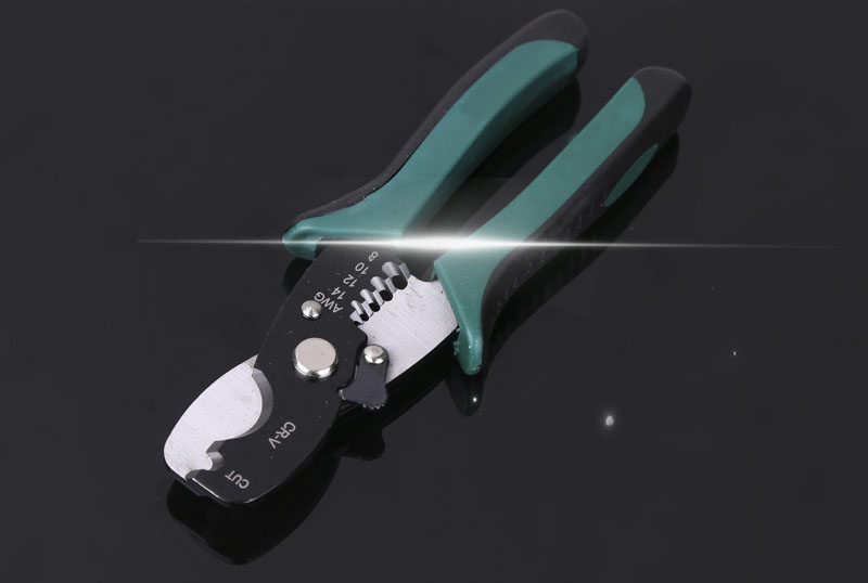 Description Picture 4 of itemHot Sale Multi Tool 8" Wire Stripper Cable Cutting Scissor Stripping Pliers Cutter 1.6-4.0mm Hand Tools Ferramentas Herramientas