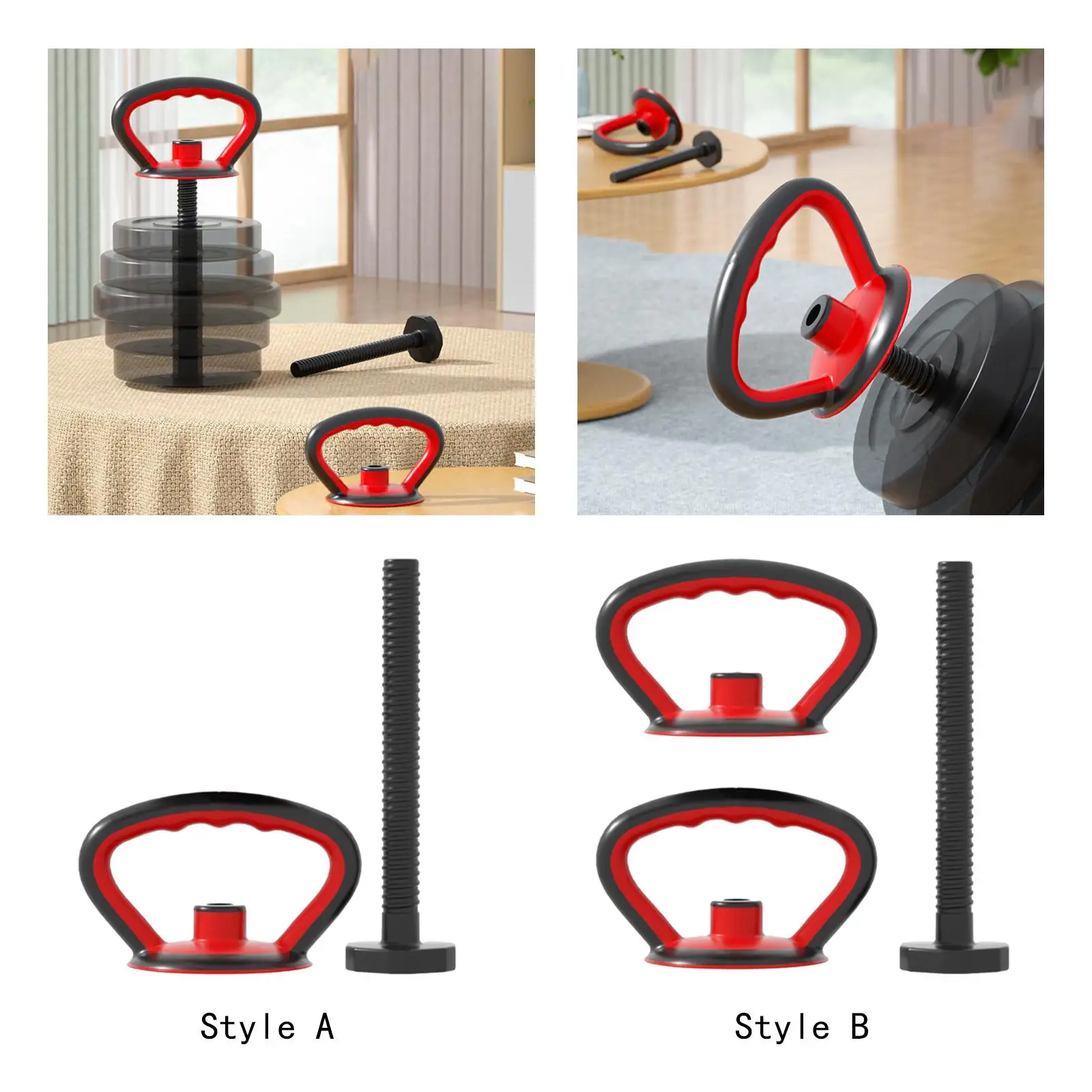 Kettlebell Handle Portable Weight Lifting Fitness Equipment Bodybuilding
