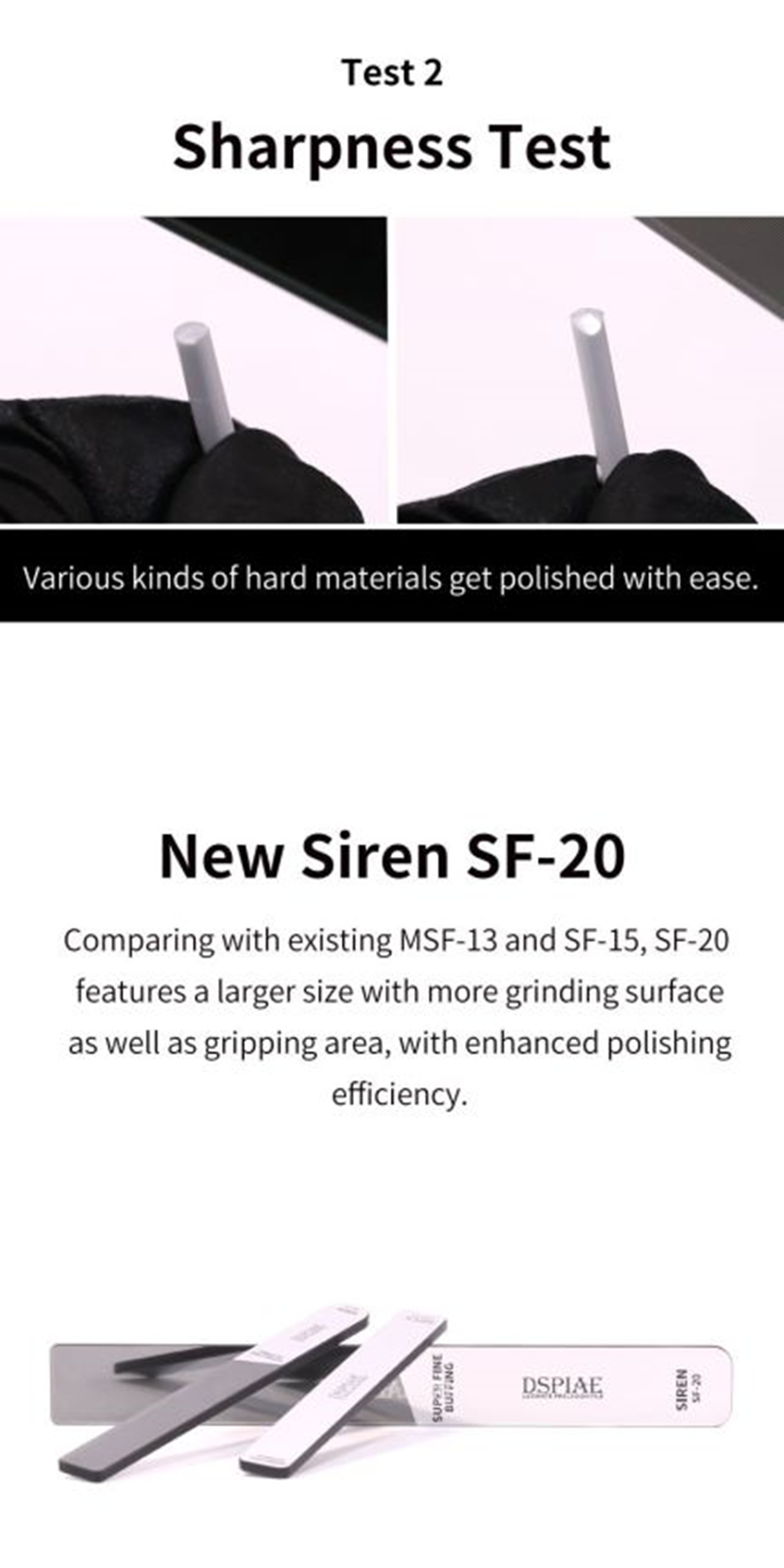 DSPIAE SF-20/SF-15/MSF-13 Siren Ultimate Precision File Model Assembly Tool Hobby Accessory Military Model Making Tool Assembly