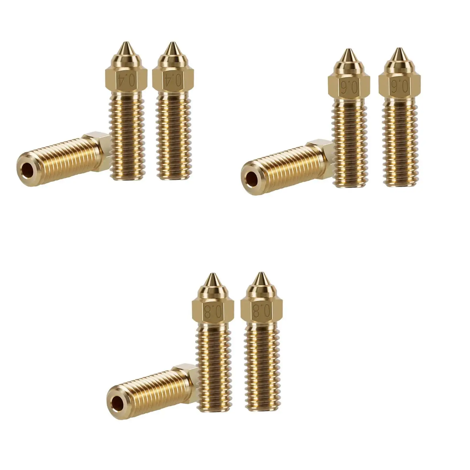 3x 3D Printer Nozzles High Speed Printing High Flow Replacement Parts for K1