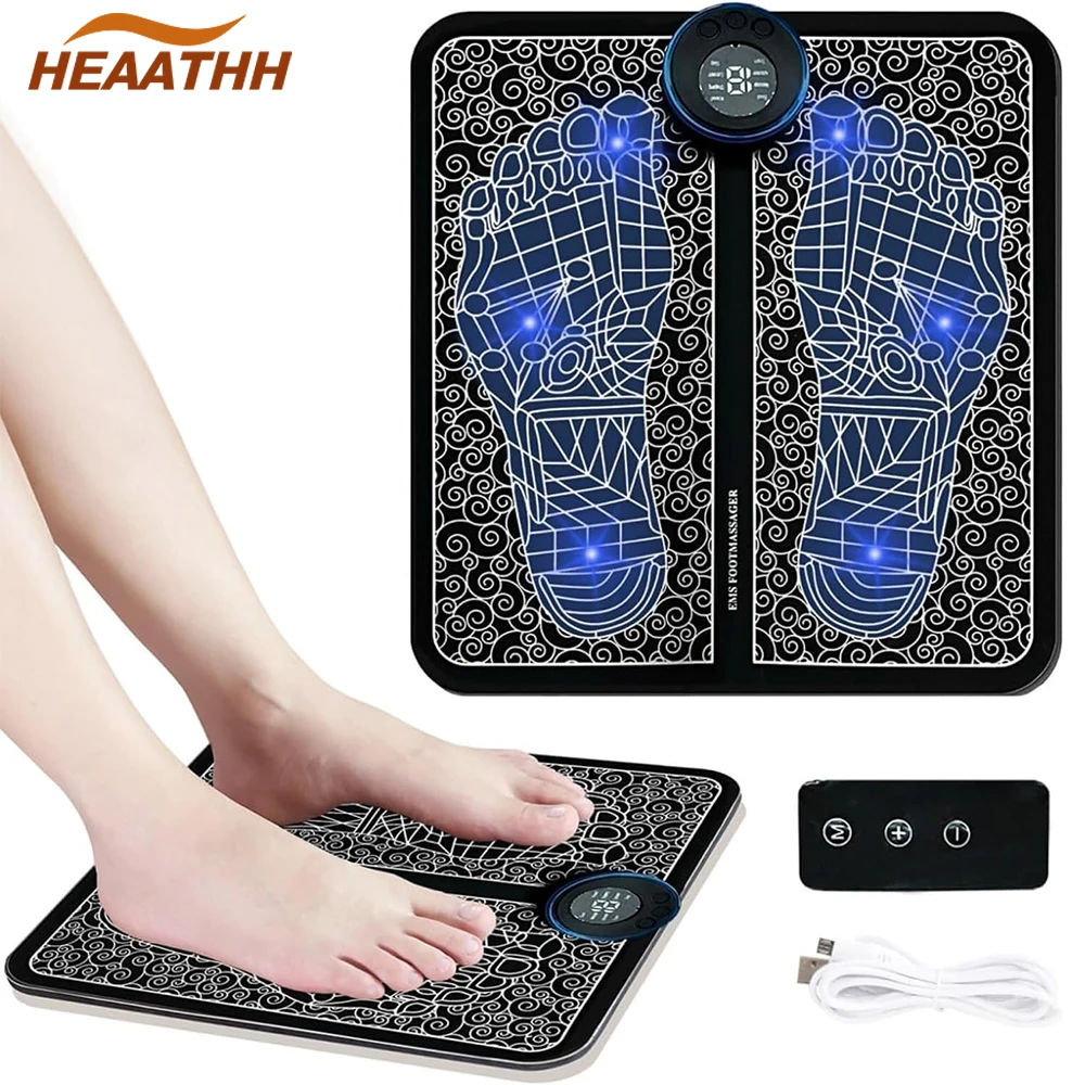 Best of Foot Massager For Neuropathy Feet Muscle Stimulator Circulation &amp; Pain-Relief Improved Foot Muscle Relaxation Mat Foot Care Reviews & Tips