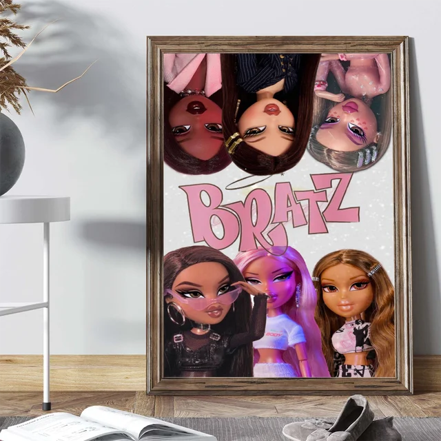  Bratz Kidz: Sleep-Over Adventure Movie poster Poster Vintage  Tin Sign for Bar Office Home Wall Decor Gift Retro Metal Sign 12 X 8 inch:  Posters & Prints