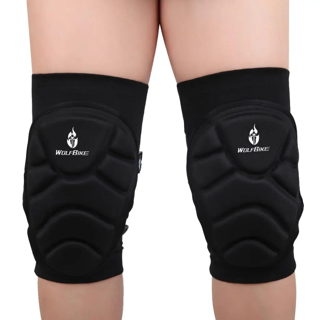 1 Pair Anti-slip Protective Knee Pads Collision Avoidance For Cycling Skiing