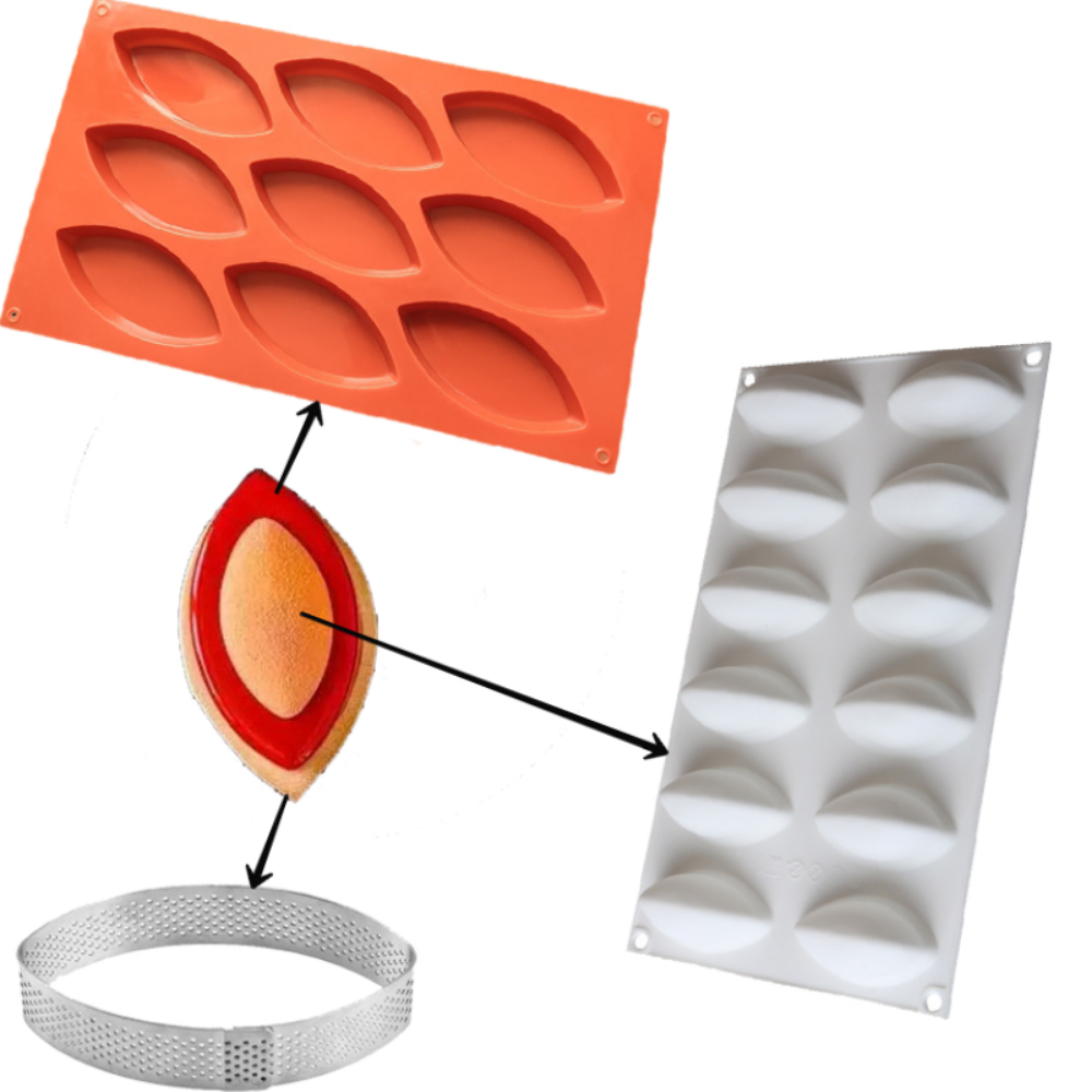 Description Picture 5 of itemProfessional Cake Silicone Molds for Oriental Pastry Silicone Dessert Baking Maker Mould Pan Shape of Dessert Cakes Utensils