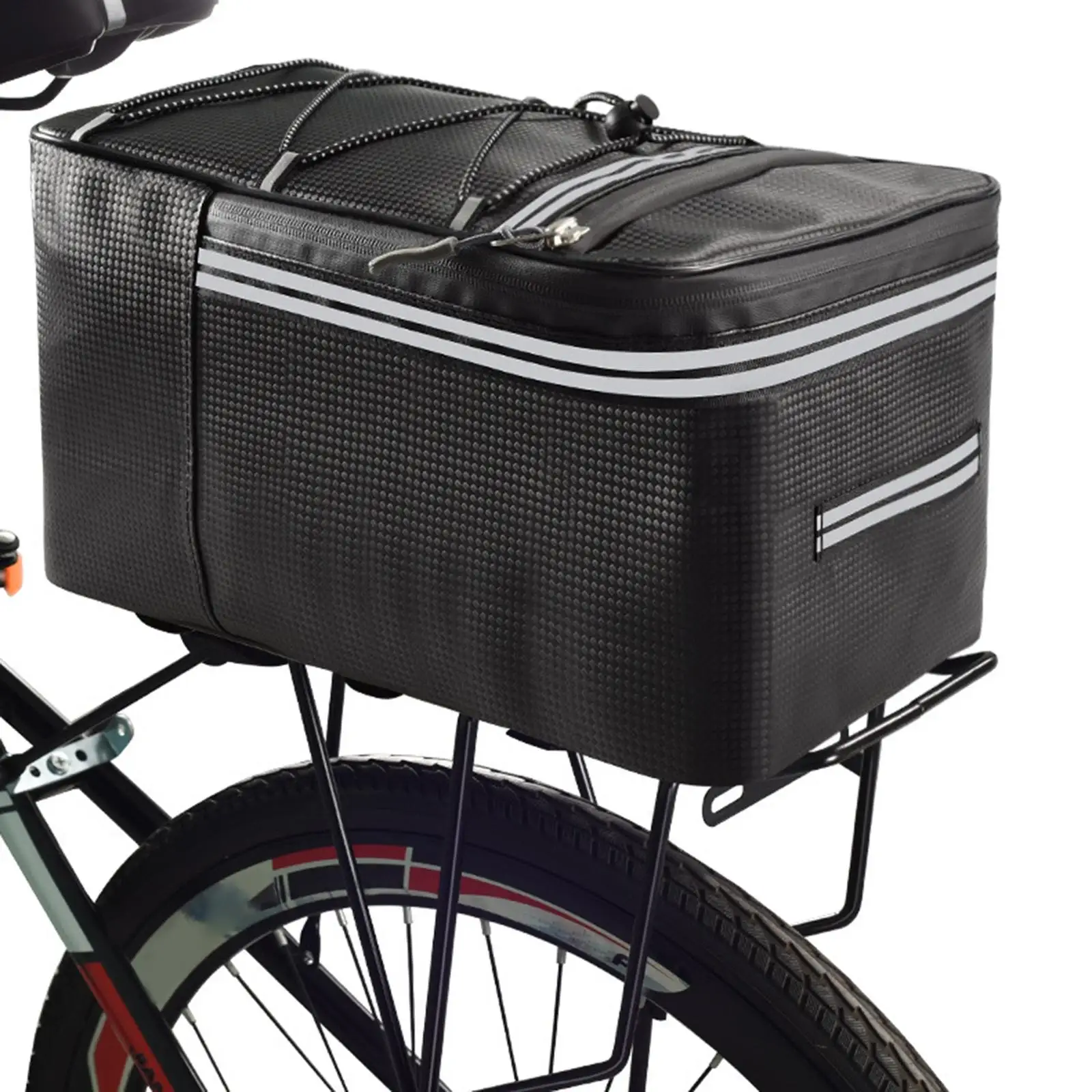 Bike Trunk Bags Bike Rack Rear Seat Bags Bike Pannier Bag Waterproof Carrier Pack Handbag Luggage Package for Traveling Cycling