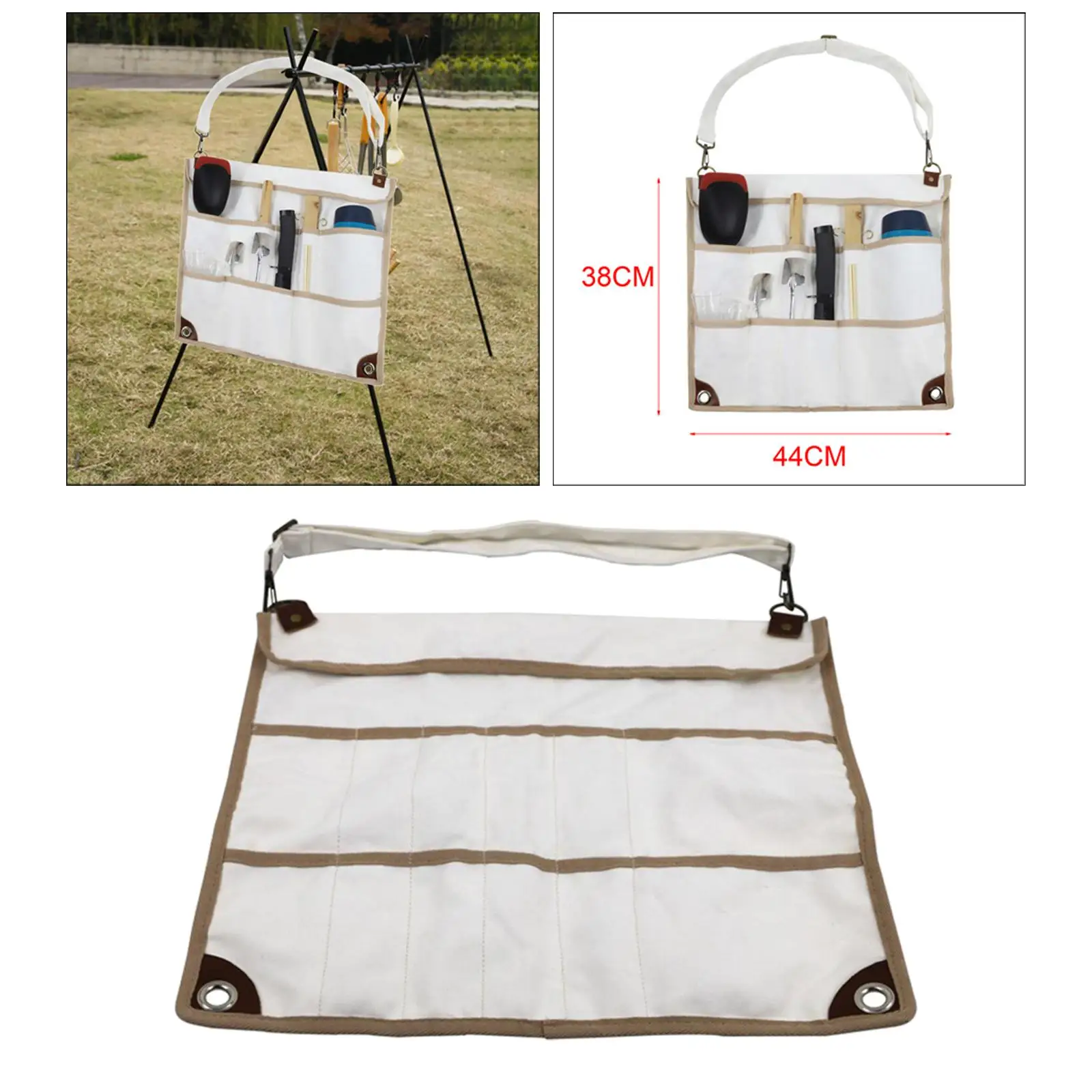 Portable Outdoor Camping Tableware Storage Bag Organizer Bags