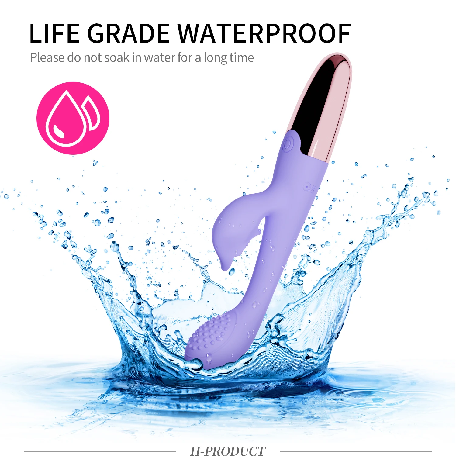 G-punkts dildo vibrator til kvinder kaninvibration silikone vandtæt kvindelig stimulering klitoris anal massager_voghion.com